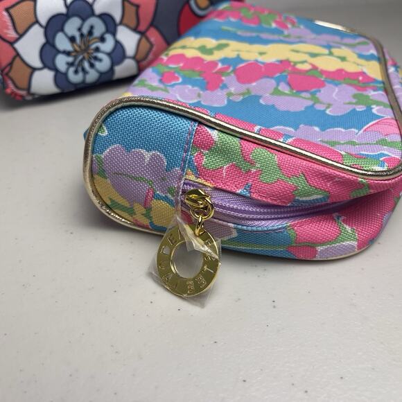 Vera Bradley Lilly Pulitzer Cosmetic Makeup Bag Lot Tropical Evening Floral NWOT - Picture 7 of 16